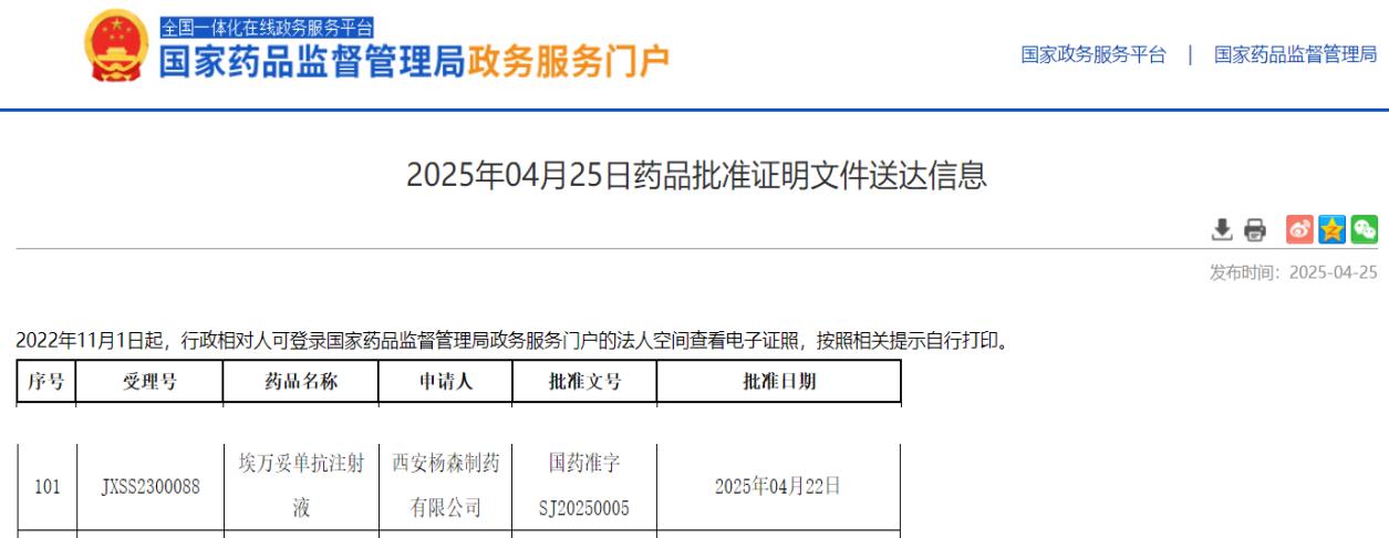 埃万妥单抗联合化疗方案获批用于EGFR TKI经治后局部晚期或转移性非小细胞肺癌患者